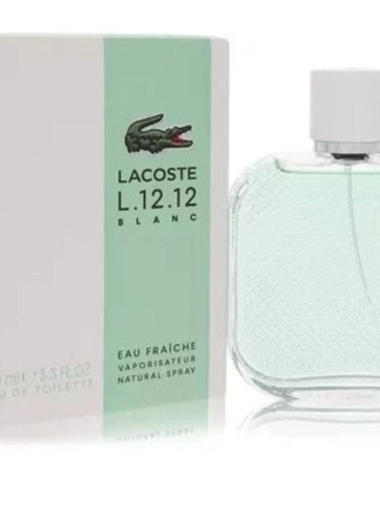 Other - Lacoste Eau De Lacoste L.12.12 Blanc M 3.4 OZ Eau Fraichie Eau De Toilette Spray